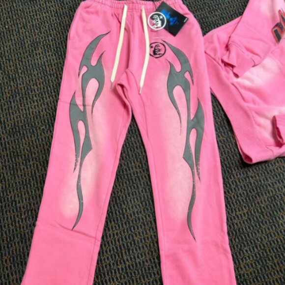 Pink Hellstar brainwashed Hoodie & Sweatpants - Picture 7 of 8